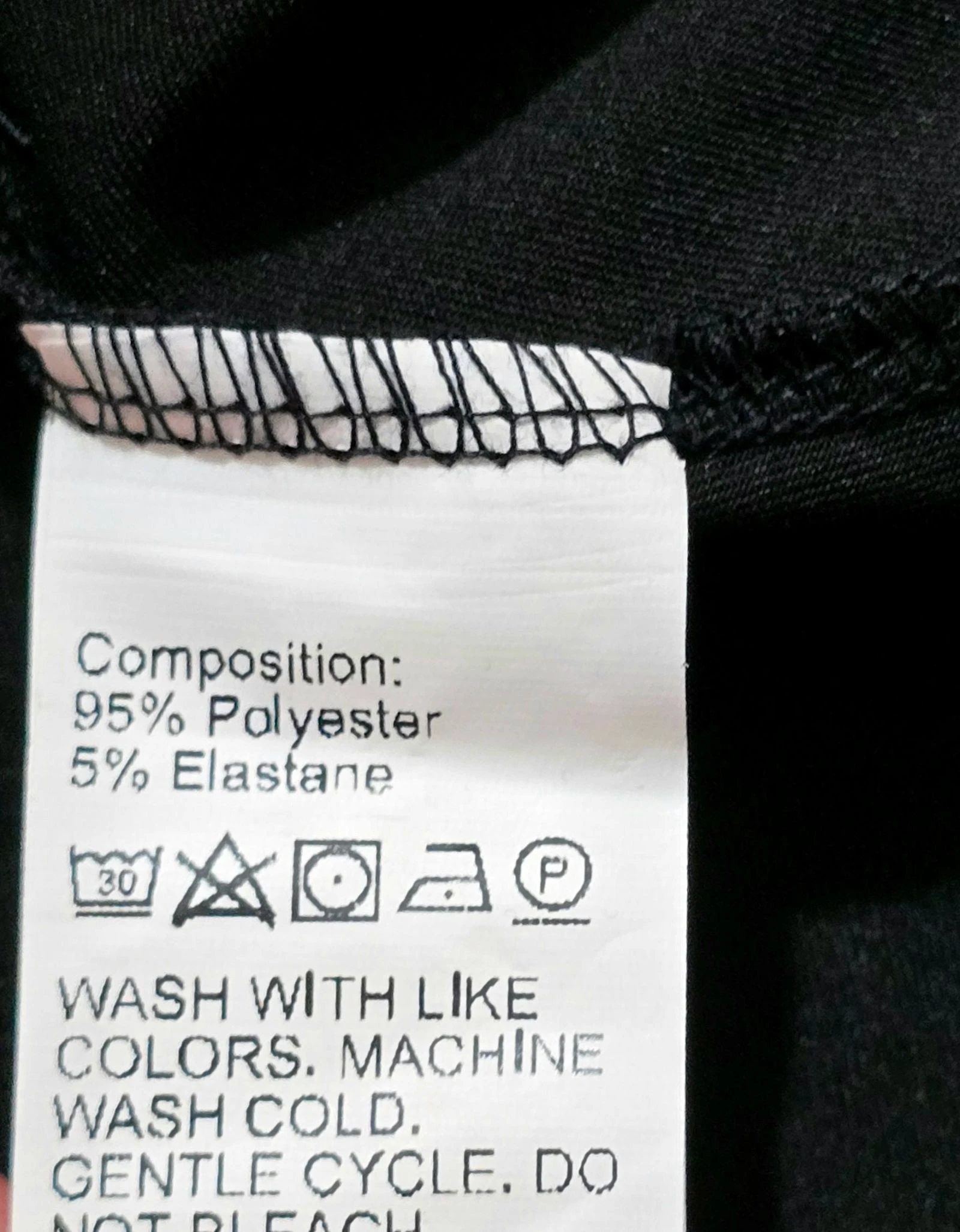 Vestido elástico drapeado negro talla 48 – photo 6